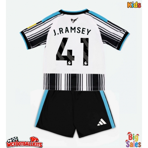 Newcastle United Jacob Ramsey #41 Replica Home Stadium Kit for Kids 2026-27 Short Sleeve (+ pants)